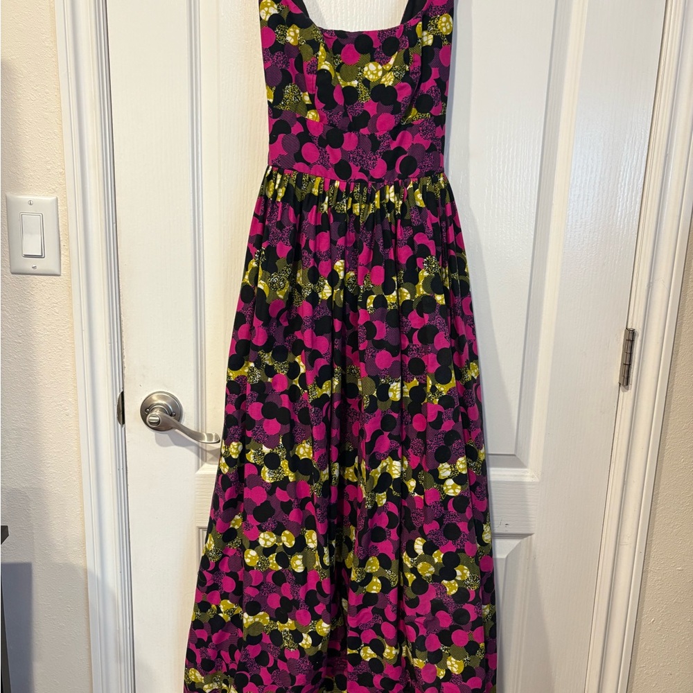 Vibrant Polka Dot Women’s Dress